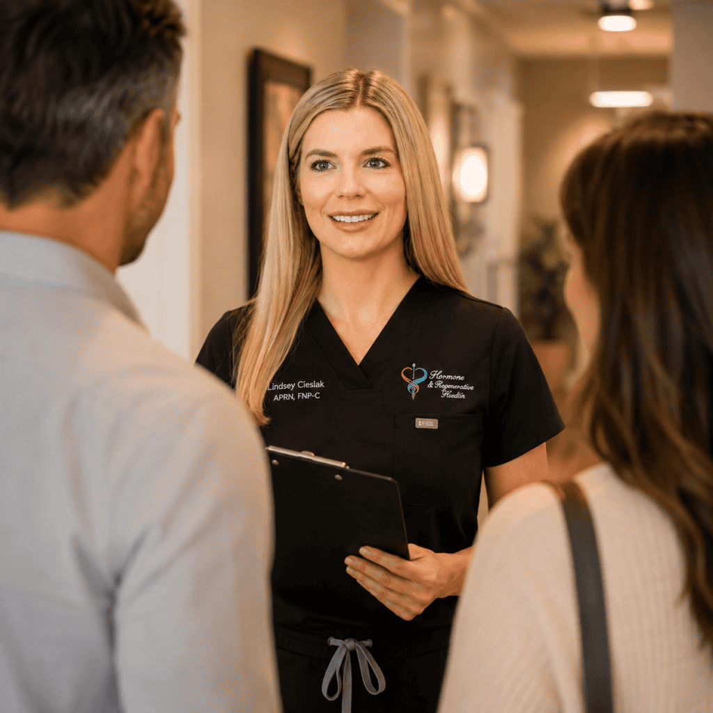 Hormone and regenerative medicine consultation with Lindsey Cieslak in Lake Mary, FL.